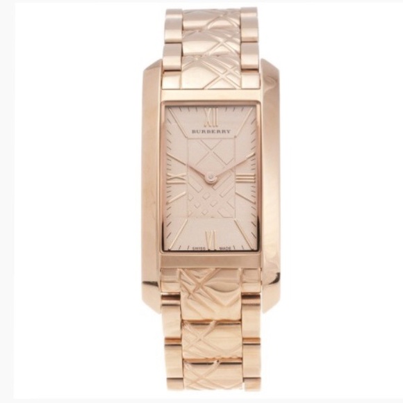 Burberry Accessories - Authentic Burberry Rose Gold Plated Watch